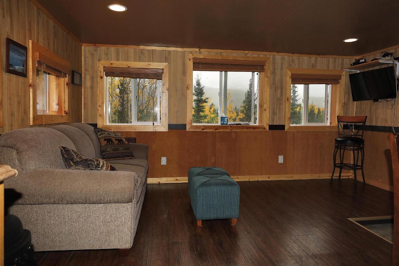 Denali Park View Family Log Cabin Zewnętrze zdjęcie